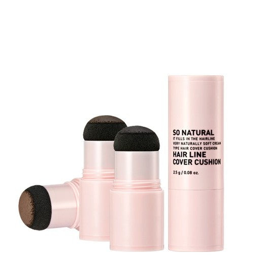 SO NATURAL HAIR LINE COVER CUSHION #03 Natural Black 2.5g