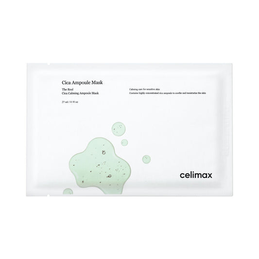 celimax The Real Cica Calming Ampoule Mask 27ml * 1ea
