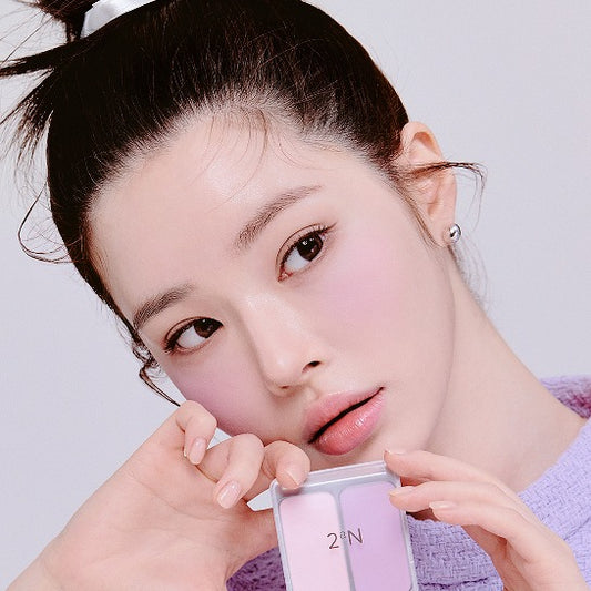 2aN Dual Cheek 4.5g * 2 #01 Cotton Candy Violet 4.5gx2