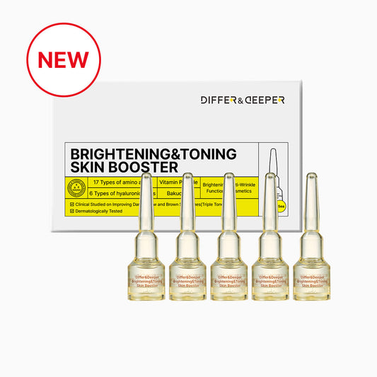DIFFER&DEEPER Differ&Deeper Brightening&toning skin booster Starter Pack