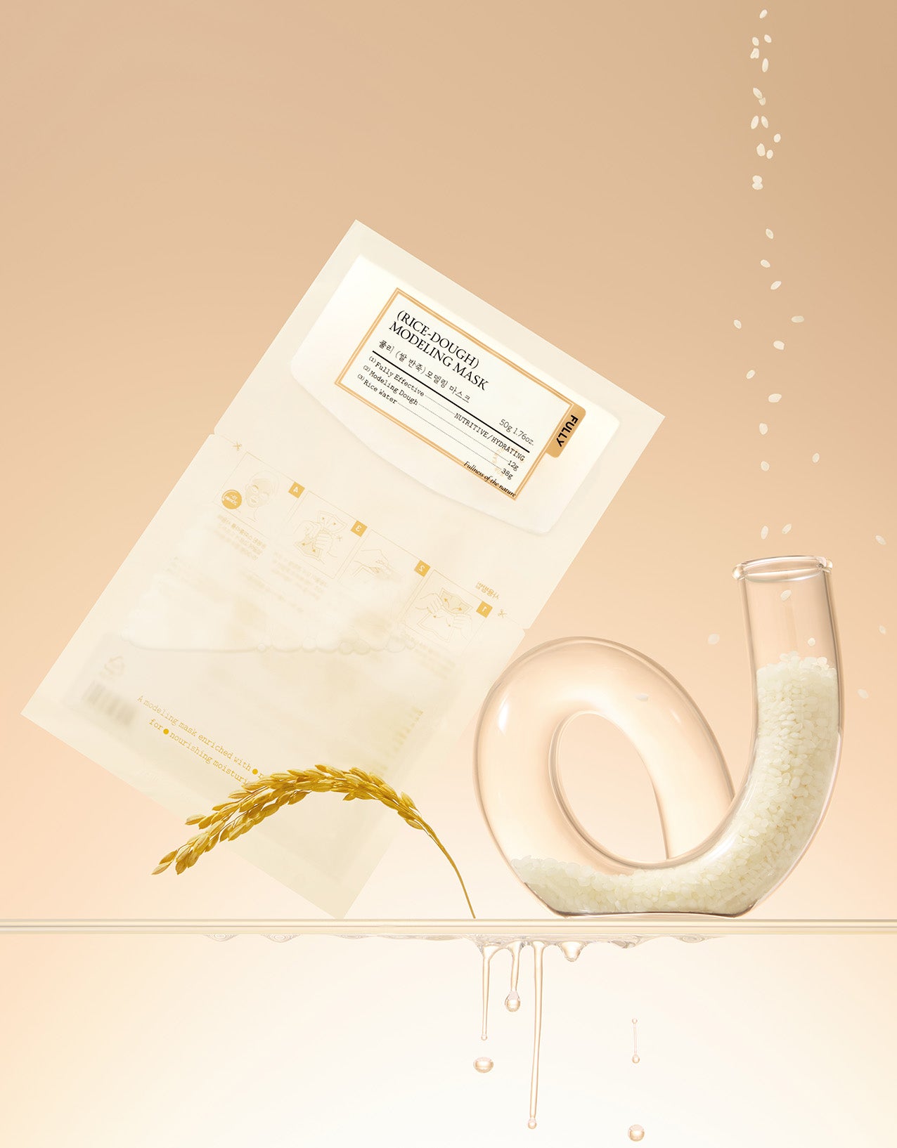 FULLY (RICE-DOUGH) MODELING MASK 4ea