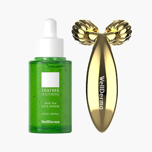 WellDerma teatree herbtox cica beauty care set