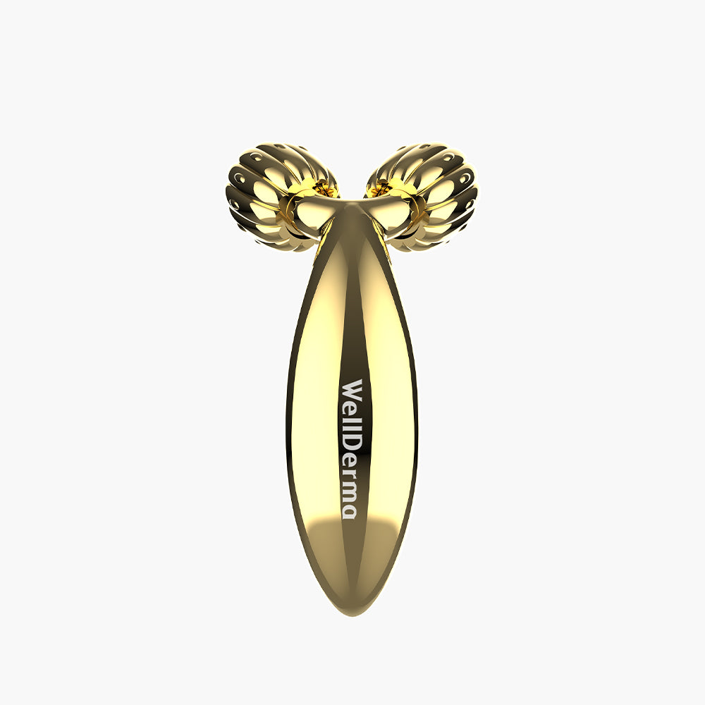 WellDerma face lifting compact roller gold