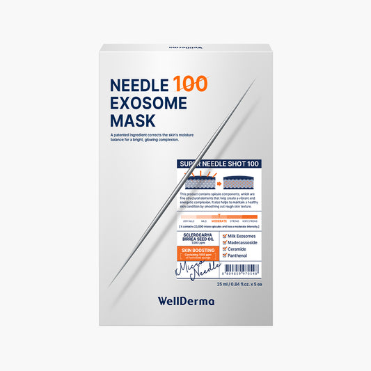 WellDerma needle exosome mask pack 100