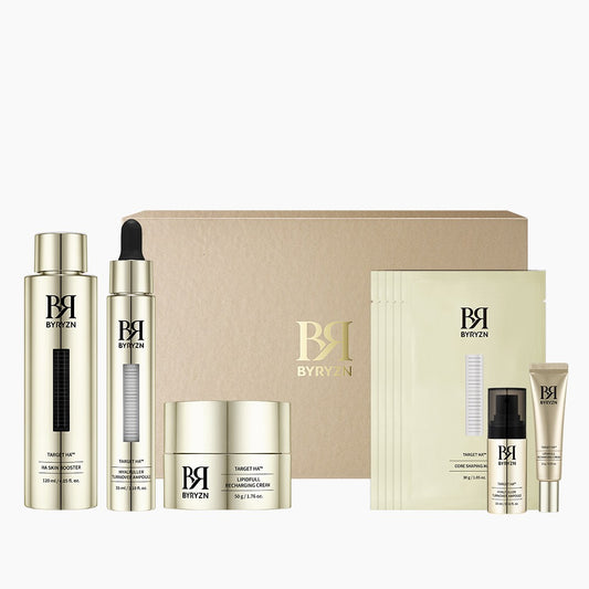 BYRYZN BR Signature Set (Skin Booster 120ml + HyalFuller Ampoule 35ml + Recharging Cream 50g + Shaping Mask 5ea + HyalFuller Ampoule 10ml + Recharging Cream 10g)
