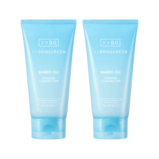 BRING GREEN BAMBOO HYALU HYDRATING CLEANSING FOAM 120mL DOUBLE SET