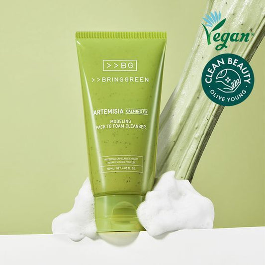 BRING GREEN ARTEMISIA CALMING EX MODELING PACK TO FOAM 120mL