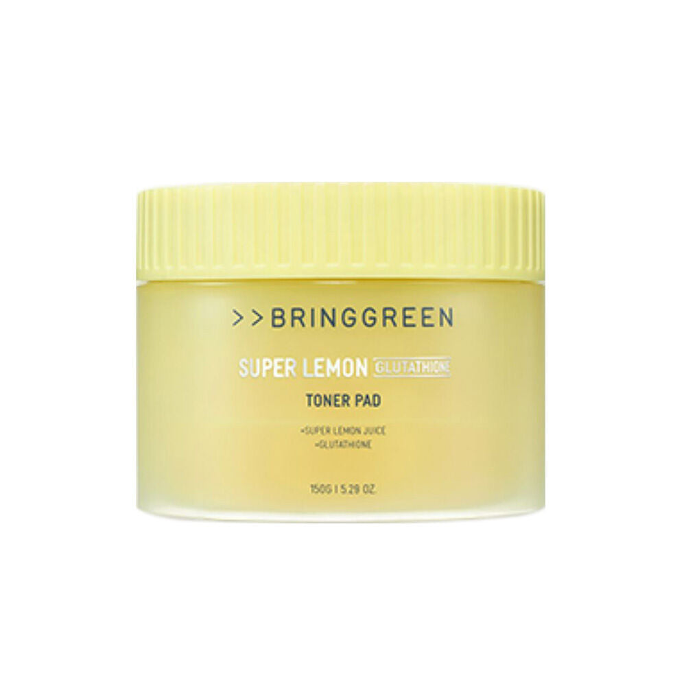 BRING GREEN Super Lemon Glutathione Toner Pad
