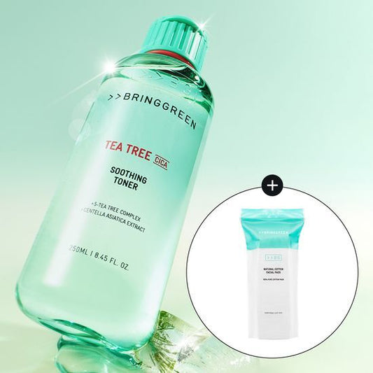 BRING GREEN TEA TREE CICA SEBUM CLEANIG GEL 50mL + SEBUM CLEANER SET