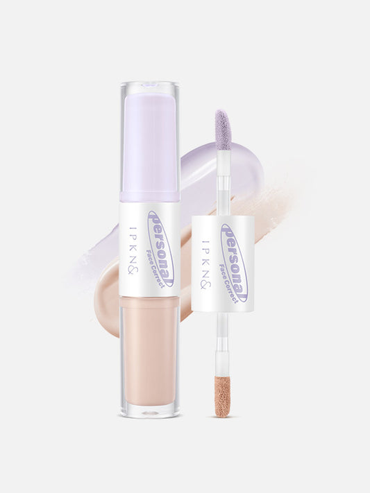 IPKN Personal Tone Correcting Concealer duo (lavender)