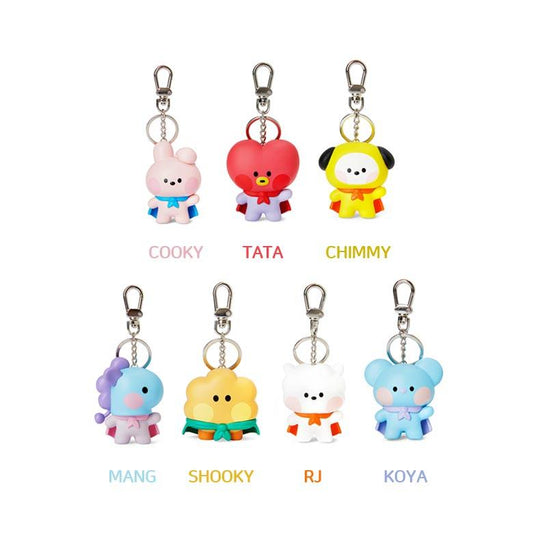 BT21 MININI FIGURE SOUND KEYRING ALL (7 CHARACTERS)