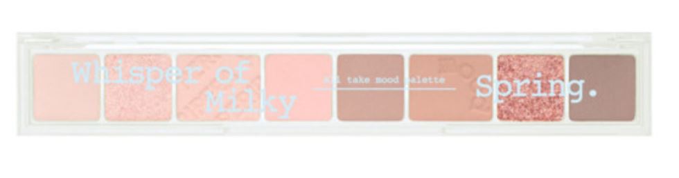 ALL TAKE MOOD PALETTE 05 WHISPER OF MILKY SPRING  0.8g*6+1.0g*2