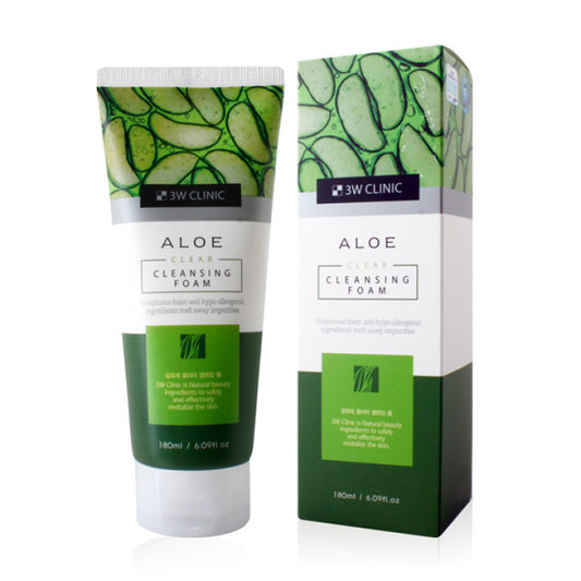 ALOE CLEAR CLEANSING FOAM 180ml