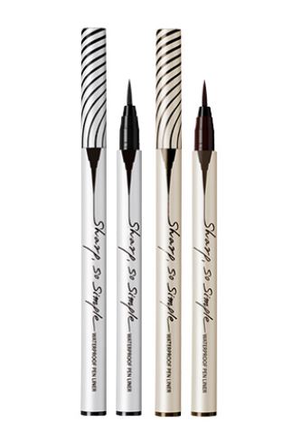 Sharp, So Simple Waterproof Pen Liner 0.65ml #001 Black