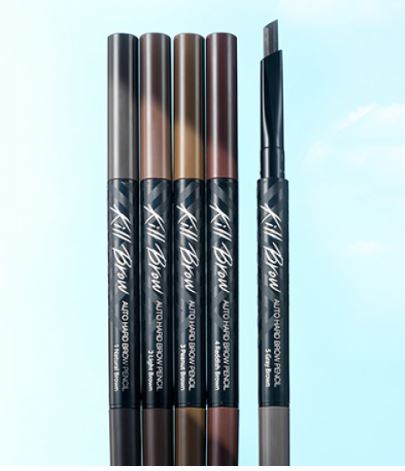 Kill Brow Auto Hard Brow Pencil 0.31g #001 Natural Brown