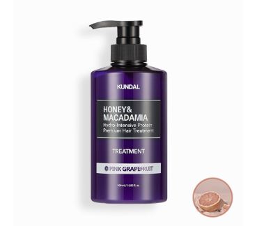 Honey & Macadamia Hydro-Intensive Protein Premium Hair Treatment - Pink Grapefruit 500ml