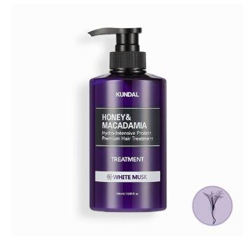 Honey & Macadamia Hydro-Intensive Protein Premium Hair Treatt - White Musk 500ml