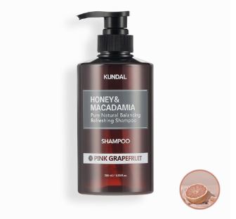 Honey & Macadamia Pure Natural Balancing Referesh Shampoo - Pink Grapefruit 500ml