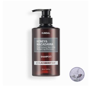 Honey & Macadamia Pure Natural Balancing Referesh Shampoo - Blackberry Bay 500ml