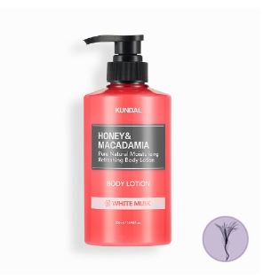 Honey & Macadamia Pure Natural Moisturizing Refreshing Body Lotion - White Musk 500ml