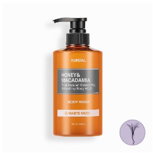 Honey & Macadamia Pure Natural Moisturizing Refereshing Body Was - White Musk 500ml