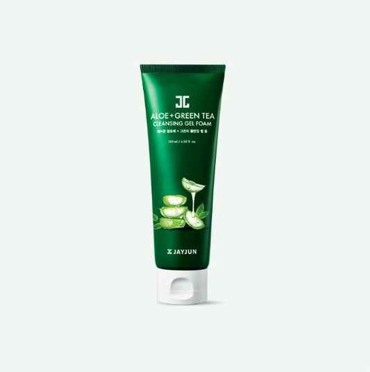Aloe + Green Tea Cleansing Gel Foam 120ml