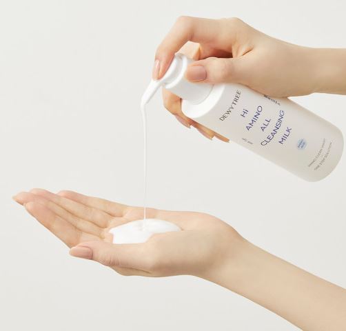 듀이트리 하이 아미노 올 클렌징 밀크 200ml 저자극 약산성 속보습 촉촉 아미노산 200ml