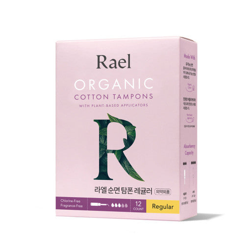 Rael Organic Cotton Tampons - Regular 12p