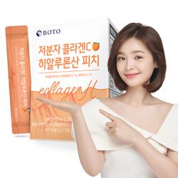 Small Molecular Collagen C Hyaluronic Peach 2g*30p