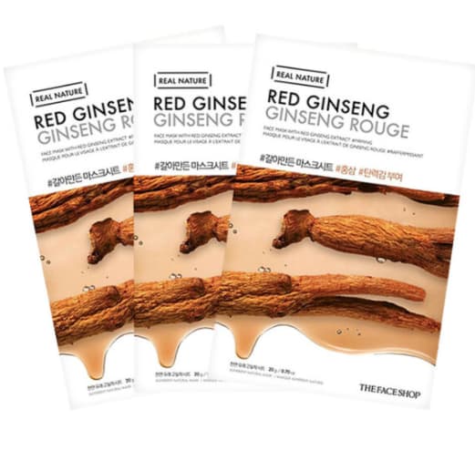 The Face Shop Real Nature Red Ginseng Facial Mask Sheet