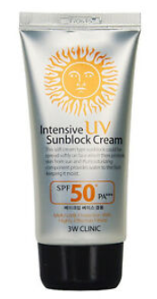 3W Clinic Intensive Uv Sunblock Cream Pa+++ 70ml